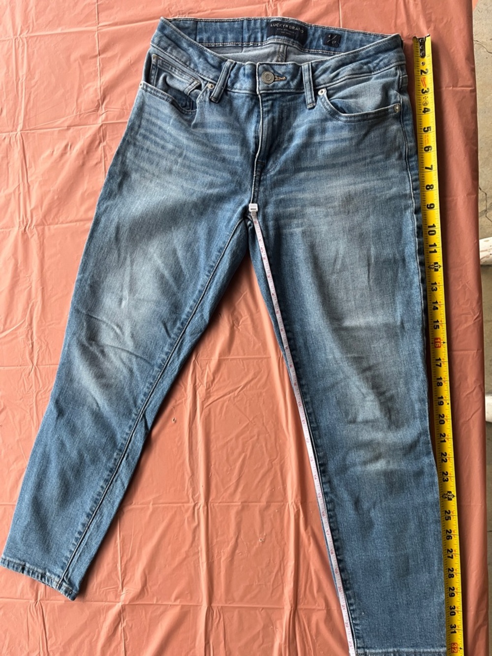 Lucky Brand Men’s Slim Jeans in Light Blue Wash